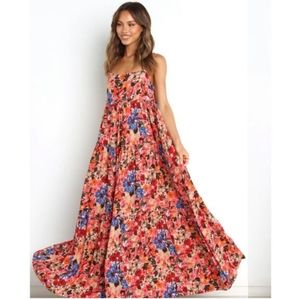 Petal & Pup Hallett Maxi Dress Bohemian Print Floral Size 6
